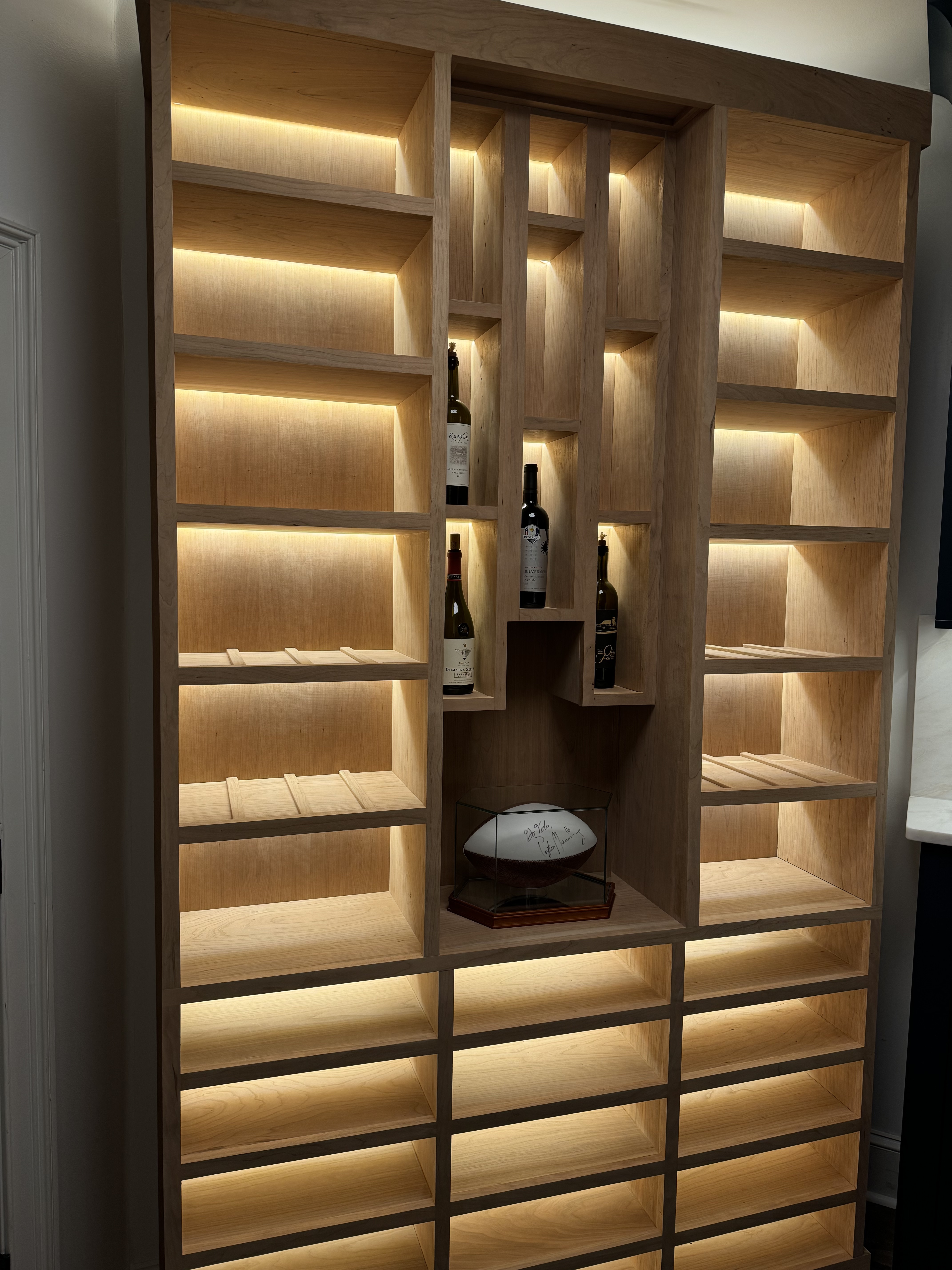 Custom woodworking finished project